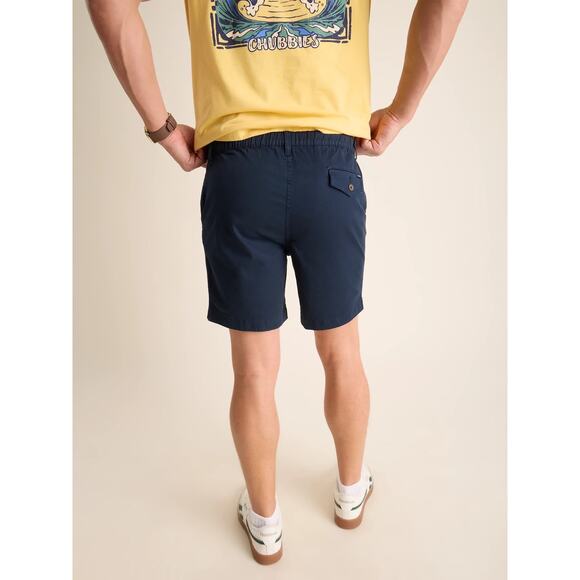 NWT Chubbies Men's The Armadas 7” Stretch Shorts Navy Blue Size XL - Picture 2 of 7